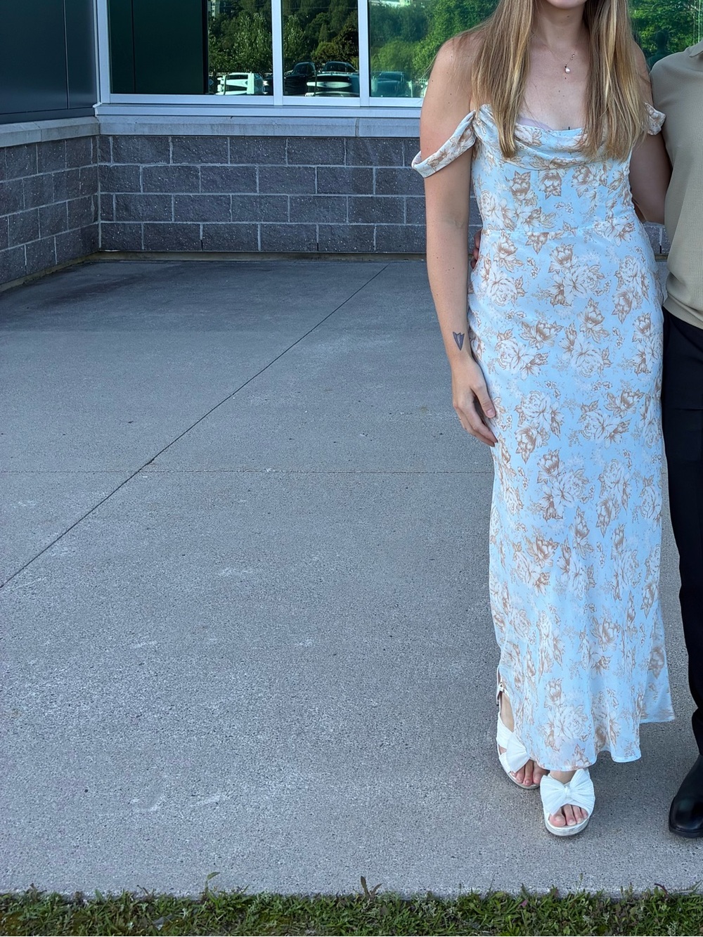 Park and Fifth Off-Shoulder Maxi Dress